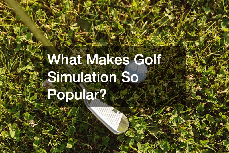What Makes Golf Simulation So Popular?